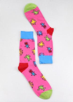 Мужские носки счастливые человечки  от friendly socks2 фото