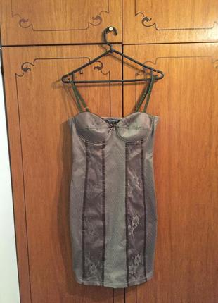 Платье гипюр кружево ажур сетка корсет плаття1 фото