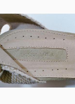 Donna loka италия оригинал натуральная кожа! женственные босоножки сандалии9 фото