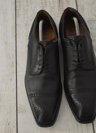 Lendvay & schwarcz чоловічі шкіряні туфлі чорного кольору оригінал 40 40.5 розмір2 фото
