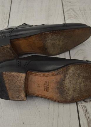 Lendvay & schwarcz чоловічі шкіряні туфлі чорного кольору оригінал 40 40.5 розмір5 фото