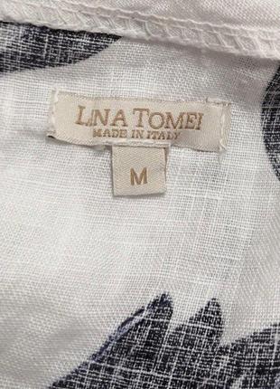 Сукня lina tomei, 100% льон, розмір м, італія8 фото