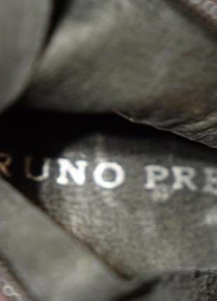 Благородные высокие замшевые сапоги цвета баклажана bruno premi италия 38 р.8 фото