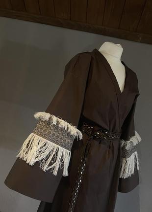 Kimono в етно стилі / довжина максі / склад : бавовна3 фото