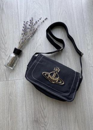 ✅✅сумка vivienne westwood  мессенджер сумочка через плече багет