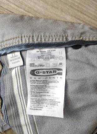 Шорты g-star raw, оливкового цвета, размер м или 283 фото