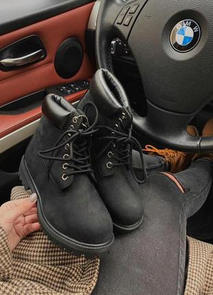 Круті черевики тимбереленд в чорному кольорі /осінь/зима/весна😍3 фото