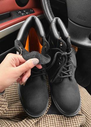 Круті черевики тимбереленд в чорному кольорі /осінь/зима/весна😍5 фото