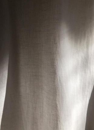 Натуральная льняная рубашка с коротким рукавом бренда westbury (c&a) воротник стойка оверсайз лен размер 38-405 фото