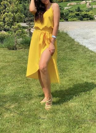 Платье fardi желтое