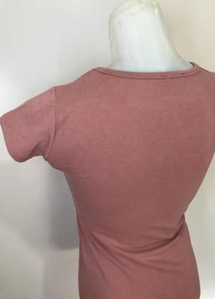 Розовая футболка с принтом альпак7 фото