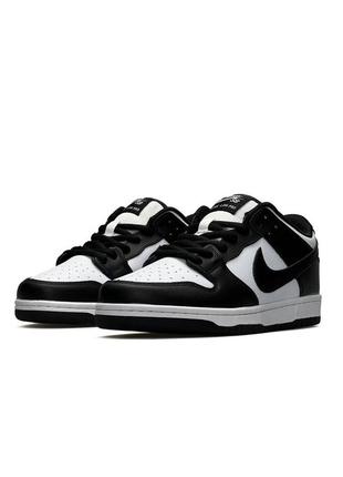 Кросівки nike sb dunk low pro black/white3 фото