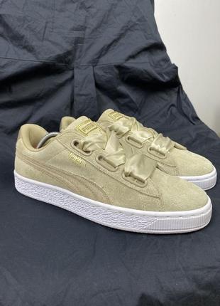 Кроссовки ess puma suede golden