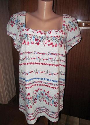 Нова бавовняна блуза на пишні форми
