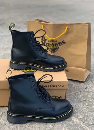 Сапоги зимние dr. martens 1460 black fur