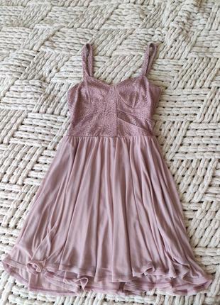 Плаття/сукня, літнє, ніжний рожевий колір. xs-s.