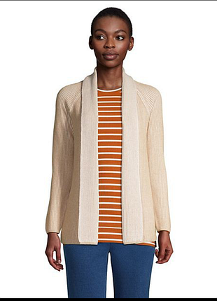 Хлопковый кардиган lands' end