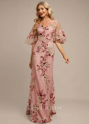 Фантастическое вечернее платье из сша платья в цветы, платье розовое, выпускное, свадьбы.