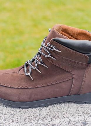 🍁timberland brown🍁кожаные мужские ботинки тимберленд, коричневые осенние/весенние/деми2 фото