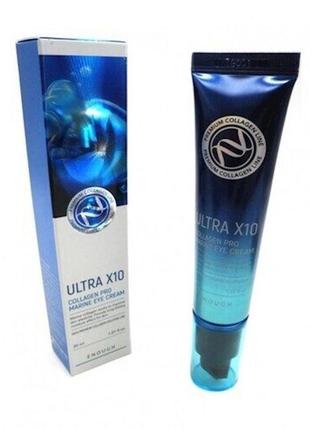 Увлажняющий крем для лица с коллагеном - enough ultra x10 collagen pro marine cream, 30 мл