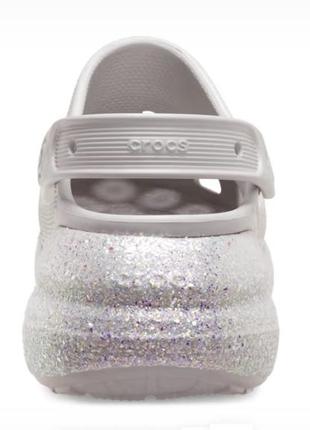 Crocs classic crush glitter clog, 100% оригинал5 фото