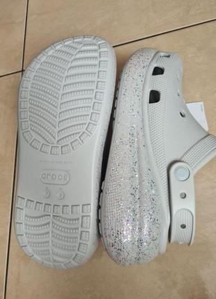 Crocs classic crush glitter clog, 100% оригинал9 фото