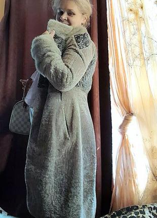 Пальто шуба елітного італійського славетного бренду pennambiance1 фото