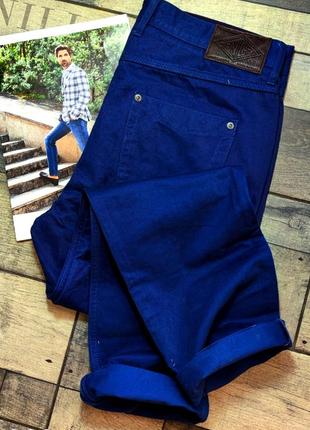 Мужские элегантные синее  джинсы north coast модель slim размер 34/30
