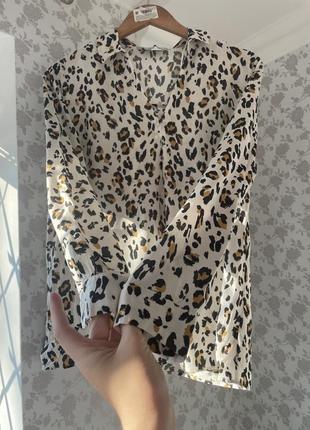 Леопардова блуза ребашка лео1 фото