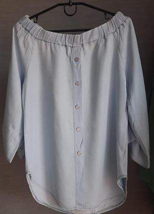 Шикарна блузка на плечі2 фото