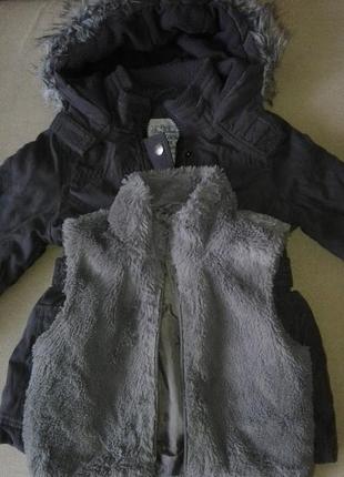 Супер курточка на дівчинку 2 в 1, демісезонна. ріст - 98 см.4 фото