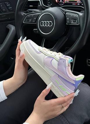 Новые женские светлые разноцветные фиолетовые кроссовки buy nike boots sb floral janoski online shoes sale women 1 shadow beige violet7 фото