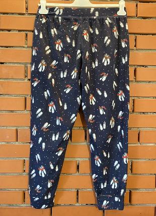 Флісові піжамні штани, піжама m&s 46 р