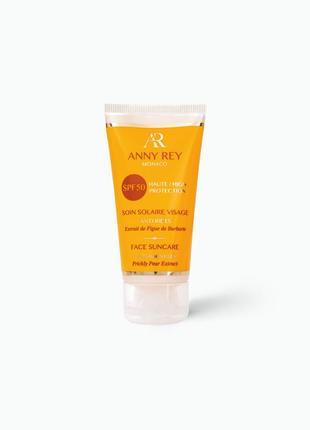 Сонцезахисний крем для обличчя anny rey зі spf50, 50 мл