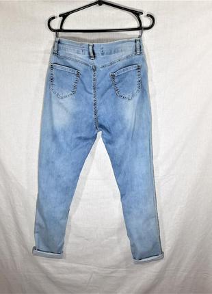 Стрейчеві блакитні джинси від "signal jeans", р 48-52 см4 фото