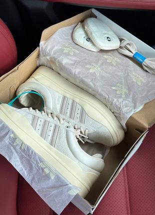 Женские кеды алилас adidas bad bunny x campus beige6 фото