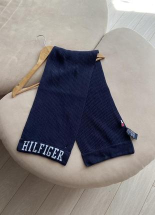 Синій шарф tommy hilfiger