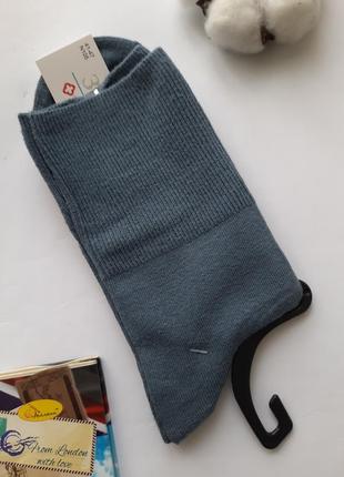 Носки мужские высокие однотонные с комфортной резинкой 41-47 размер3 фото