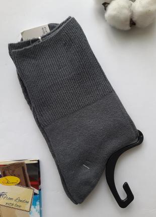 Носки мужские высокие однотонные с комфортной резинкой 41-47 размер5 фото