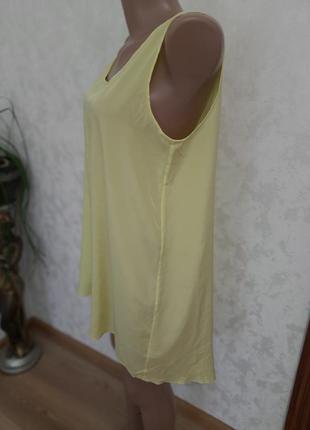Брендовое шелковое платье лимонное платье calvin klein оригинал10 фото
