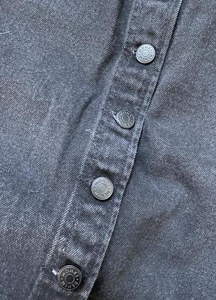 Черная джинсовая юбка5 фото