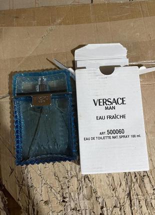 Туалетная вода для мужчин тестер 100 мл в стиле versace man eau fraiche1 фото