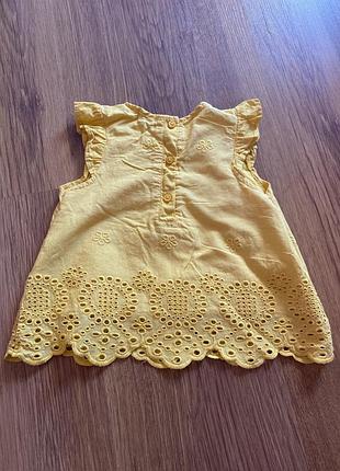 Платье - сарафан primark на девочку 9-12 месяцев