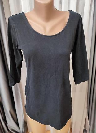 Жіноча натуральна стрейчева футболка кофта кофточка