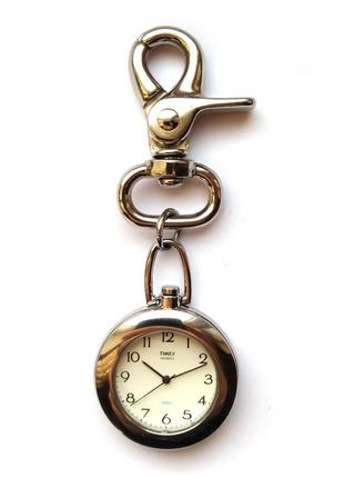 Timex крупные часы из сша на рюкзак с мощным карабином реставрация