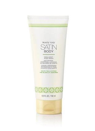 Гель для душа с маслом ши satin body mary kay, мери кей