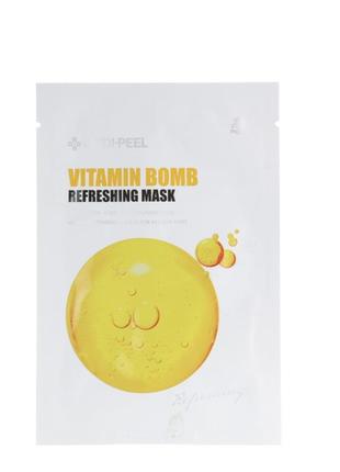 Вітамінна тканинна маска medi-peel vitamin bomb refreshing mask