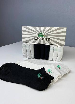 Мужские трусы боксеры lacoste 5 шт.10 фото