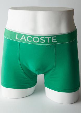 Мужские трусы боксеры - набор в стиле lacoste 4 шт высокого качества2 фото