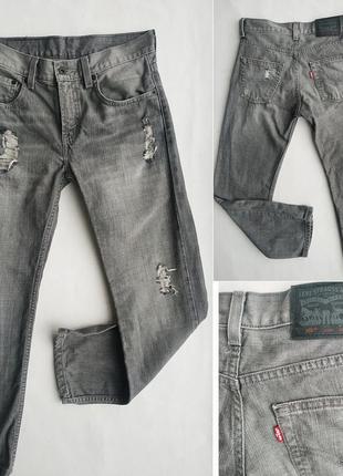 Джинси levi's 505 з середньою посадкою на дуже худенька дівчину